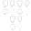 12Pièces Enfants Perles Colorées Accessoire Mode 3