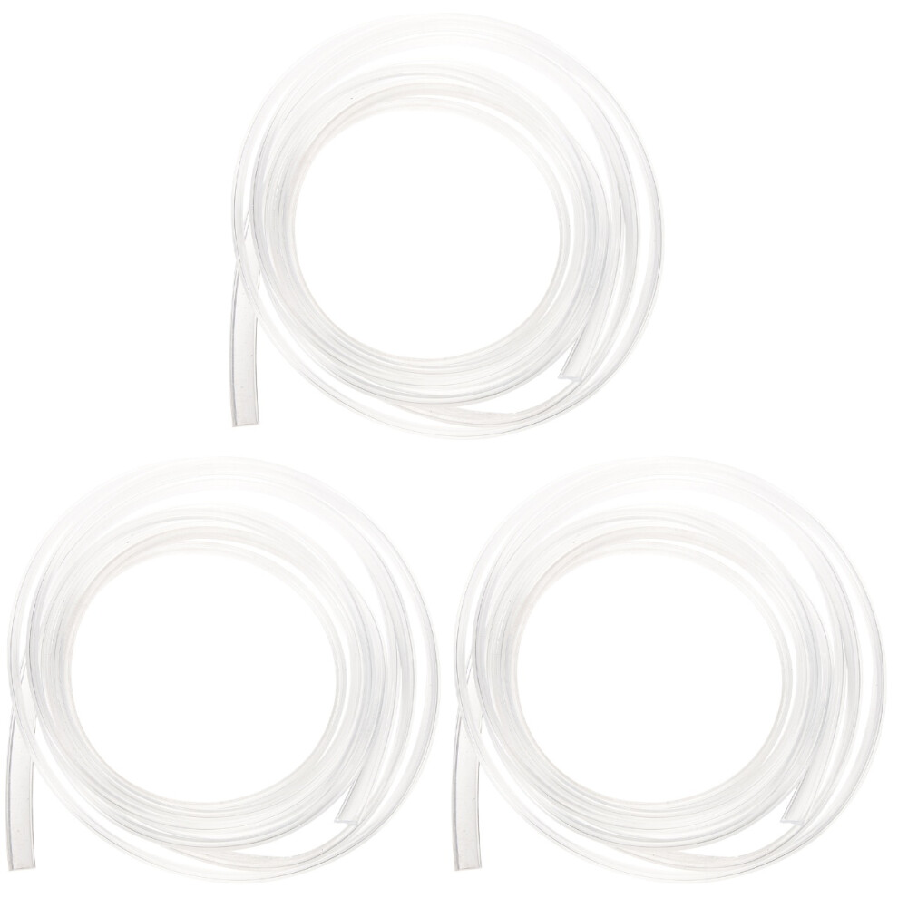 3Pcs Durable Transparent Rubber Car Door Protective Strip Noise Guard 3701208595875