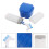 1Set Plastic Denture Cleaning Kit Portable Toothbrush Case and Cover 8