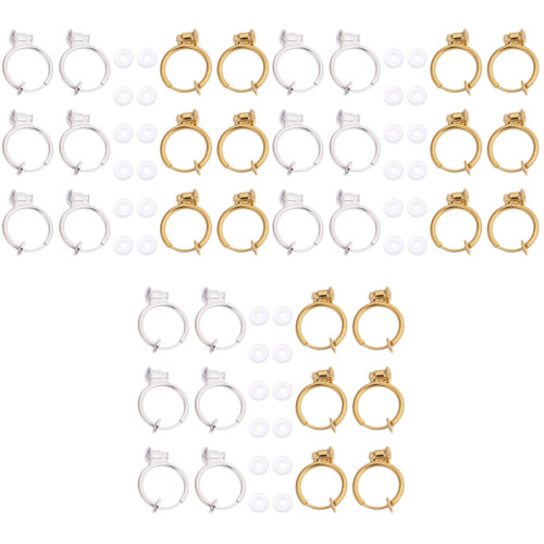 18Paires Clip Oreilles Couleurs Perçage 2