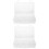 2Sets Plastic Clear Seed Storage Organizer Box Portable White 6