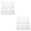 2Sets Plastic Clear Seed Storage Organizer Box Portable White 7