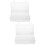 2Sets Plastic Clear Seed Storage Organizer Box Portable White 8