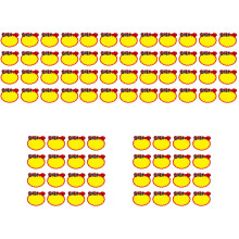 250Pcs Orange Advertising Price Tags Paper for Shop Sale Promotion