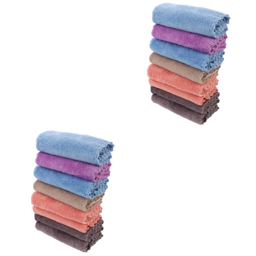 16Pièces Lingettes Absorbantes En Corail Souples 2