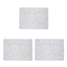 3Pcs Mini Fridge Stand Mat Silicone Rubber Safe Antileak Multi Surface