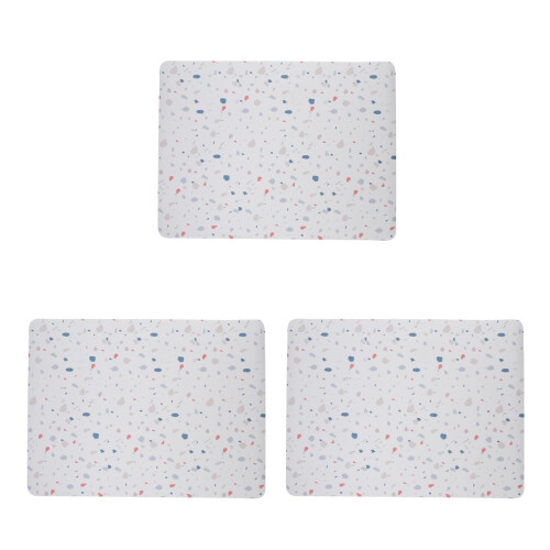 3Pcs Mini Fridge Stand Mat Silicone Rubber Safe Antileak Multi Surface