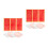 2Sets Multiuse Clear Plastic Nail Organizer Box Portable Storage Case 1
