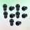 Protections Oreillettes Silicone Noir Doux Usage Prolongé 9