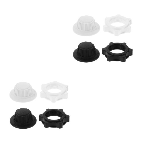 8Pcs Floor Fan Nut Covers ABS Plastic Assorted Color Stable Fit
