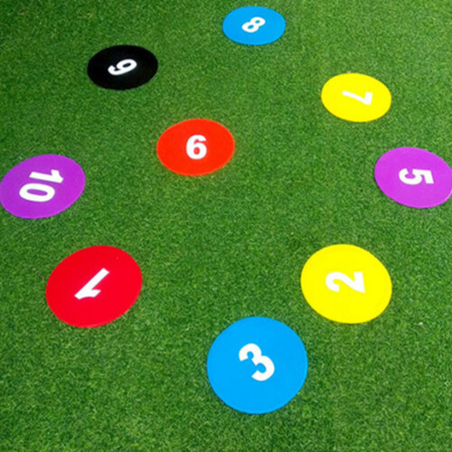 10Pièces Marqueurs Numérotés Football Tpe Résistants Usage 2