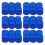 80Pcs Durable Blue Translucent Set with Blank Sides for Parties 3