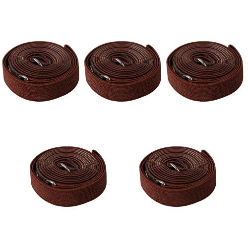 5Pièces Bande Pression Piano Marron Fixation Partition Simple 1