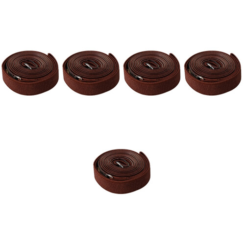 5Pièces Bande Pression Piano Marron Fixation Partition Simple 2