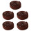5Pièces Bande Pression Piano Marron Fixation Partition Simple 5