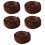 5Pièces Bande Pression Piano Marron Fixation Partition Simple 6