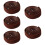 5Pièces Bande Pression Piano Marron Fixation Partition Simple 10