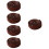 5Pièces Bande Pression Piano Marron Fixation Partition Simple 11