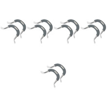 10Pcs Pan and Pot Side Handle Replacement Gray Silicone Stainless Grip