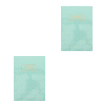 2Pièces Cahier Organisateur 2026 Vert A5 Planificateur Voyage PU