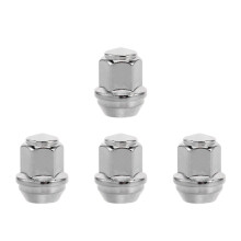 4Pièces Bouchons Lunettes Tuyau En Alliage D'acier Argent