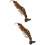2Pcs Plastic Shrimp Toy Realistic Kids Plaything Decor 7