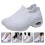 3Paires Chaussures De Antidérapantes Blanches Légeres 10