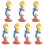 7Pièces Jouet Simulation Hippocampe Plastique Decoration 1