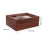 Solid Wood Pet Ashes Box Coffee Color with Photo Display Frame 3