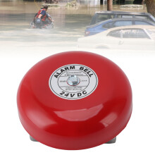 Cloche d’alarme incendie étanche de 6 pouces, 24 V, 95 dB, en aluminium