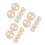 18Pièces Positionneur De En Bois Beige Pour Bougies DIY Durable 4