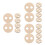 18Pièces Positionneur De En Bois Beige Pour Bougies DIY Durable 7