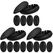 Black Silicone Ear Covers for Shower Hair Dye and Hairdressing