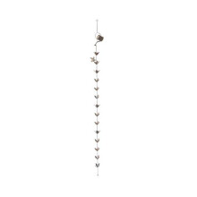 Alpine 8110770 120 in. Metal Watering Can with Hummingbird & Flower Outdoor Decoration, Bronze