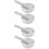 4Ensembles Mortier En Blanche Durable Pour Broyage Médical 4