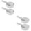 4Ensembles Mortier En Blanche Durable Pour Broyage Médical 5