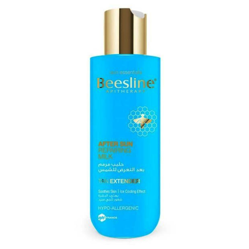 Beesline After Sun Cooling Lotion with Aloe Vera & Peppermint 200 mL | Soothing, Hydrating, Sunburn Relief, Moisturizing, Refreshing Skin Care