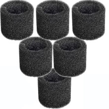 Vervanging van Schuim voor de Diffuser van de Stofzuiger - CMXZVBE38660, 2-1/2 Inch Nat-/Droogzuiger, Schuim met Hoge Dichtheid, 6 Stuks