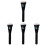 4Pcs Compact Face Makeup Brushes for Foundation Blush and Concealer 1