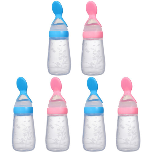 6Pièces Feeders Bébé Silicone Multi-Usages