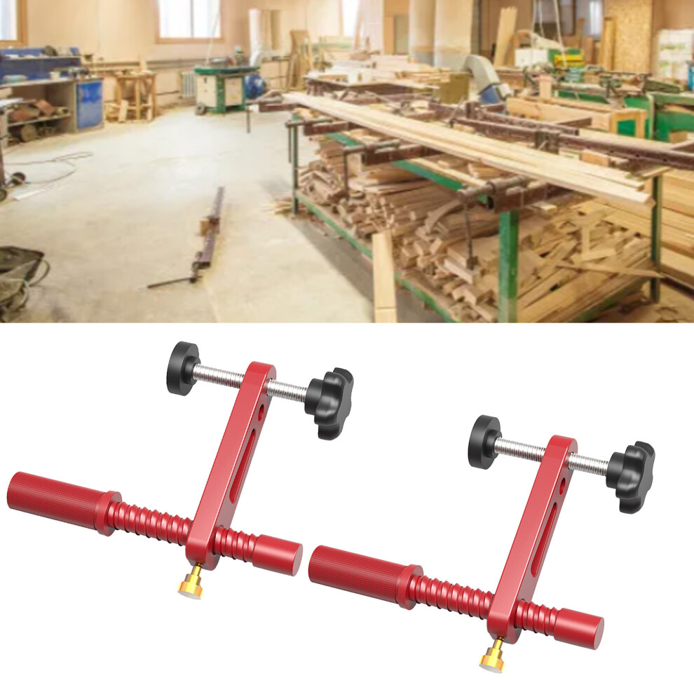 Aluminium 19Mm Bench Clamps 2Pcs Red