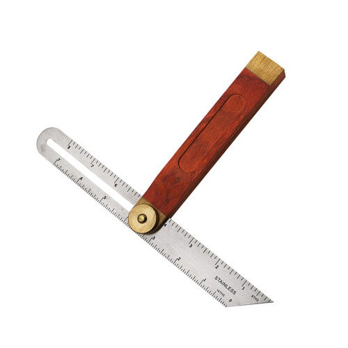 2Stk T-Bevel Messwerkzeug Mit Holzgriff Langlebig Rostfrei 2