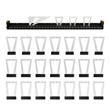 28Pcs Multifunctional Dovetail Marking Tool Set for Woodworking, Adjustable Aluminum Alloy