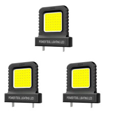 14W 21V Power Tool LED Work Light Lithium Battery LED Auto Repair Work Light Floodlight for Outdoor Construction 3PCS