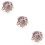 3Pcs Small Animal Leash Adjustable Harness Rope with Bell for Hamsters 1