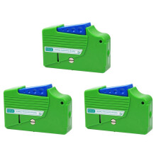 2X Limpiador de Conectores de Fibra óptica KCC-55 Caja de Limpieza de Conectores de Fibra Cassette 500X Limpiador de Casetes