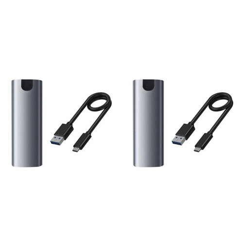2X M2 SSD Case NGFF  Un USB 3.1 Gen 2 5Gbps SSD Enclosure per NGFF  B Key/(B+M) Key SSD Hard Disk Box Adattatore M.2