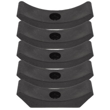 5Stk Strapazierfähiger Dumbbell Ständer Schwarz Für Fitness Training