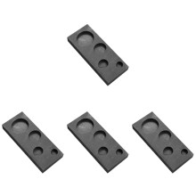 4Stk Graphit Gießform Für Metallschmelzen Aluminium Kupfer Schwarz