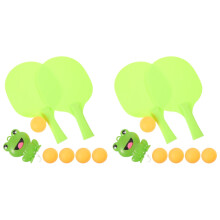 2Sets Kinder Tischtennis Trainer Spielzeug ABS Hellgrün Indoor